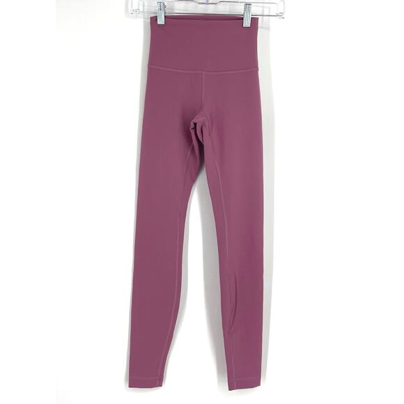 Lululemon Wunder Train High Rise Tight 28"Vintage Plum Size 2 - Picture 1 of 9